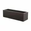 80cm Fibreglass Trough Planter In Black - By Primrose™ -Perennial Plants Sales Store PP0403M rollover image 4aea