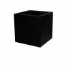 H60cm Fibreglass Cube Planter In Matt Black - By Primrose™ -Perennial Plants Sales Store PP0408L main image fae2