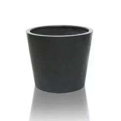 60cm Polystone XL Black Round Planter -Perennial Plants Sales Store PP0464XL add image 3 dd79