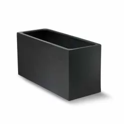 100cm Polystone Large Black Trough Planter -Perennial Plants Sales Store PP0472L add image 3 62a6