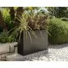 89cm Black Zinc Tall Trough Planter With Insert - By Primrose™ -Perennial Plants Sales Store PP1772M main image f320