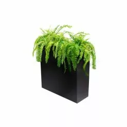 80cm Black Zinc Tall Trough Planter With Insert - By Primrose™ -Perennial Plants Sales Store PP1772S add image 2 83d8