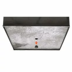 H55cm Black Square Flared Planter - By Primrose™ -Perennial Plants Sales Store PP1841L add image 2 9b19