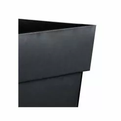 H70cm Black Zinc Tall Flared Square Planter - By Primrose™ -Perennial Plants Sales Store PP1890M add image 1 cf18