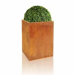 H75cm Large Corten Steel Planter
