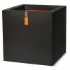 30cm Capi Tutch Cube Planter - Black