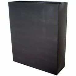 H90cm Black Zinc Tall Trough Planter With Insert - By Primrose™ -Perennial Plants Sales Store PP3009 add image 4 0d88