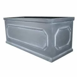 51cm Terracotta Fibrecotta Kensington Lead Effect Framed Trough Planter - By Terra Pot™ -Perennial Plants Sales Store PP3012 add image 2 3399