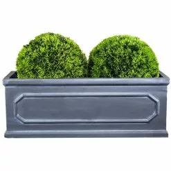 71cm Kensington Lead Effect Framed Trough Planter -Perennial Plants Sales Store PP3032 rollover image 541b