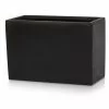 30cm Light Polystone Small Trough Pot In Black