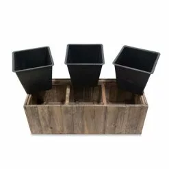 93.5cm Fitzgerald Wooden 3-Part Trough -Perennial Plants Sales Store PP3951 add image 4 c60c