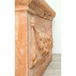 W80cm Large Terracotta Trough With Detail -Perennial Plants Sales Store PP3978 add image 2 f08b