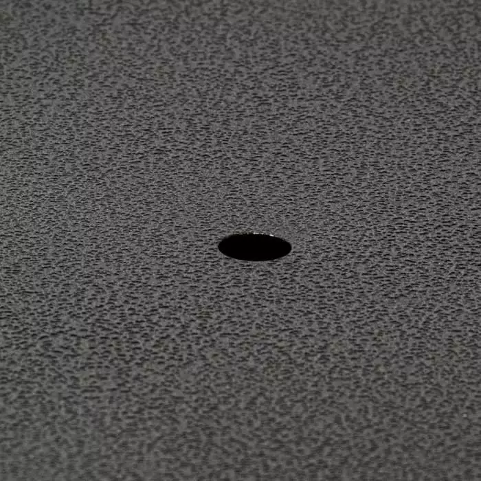 90cm Flared Square Zinc Silver & Black Textured Dipped Galvanised Planter 5 90cm Flared Square Zinc Silver & Black Textured Dipped Galvanised Planter - Image 3