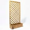180cm Trough With Trellis Hardwood Planter -Perennial Plants Sales Store PP40790 rollover image 64ac