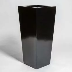 90cm Black Gloss Polystone Tall Flared Planter -Perennial Plants Sales Store PP40881 add image 1 dd44