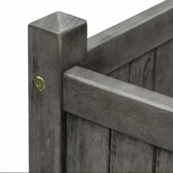 48.5cm Alderley Grey Square Hardwood Planter Planter By Rowlinson® -Perennial Plants Sales Store PP6085 add image 2 edef