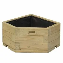 30cm Marberry Corner Hardwood Planter By Rowlinson® -Perennial Plants Sales Store PP6087 add image 1 513d