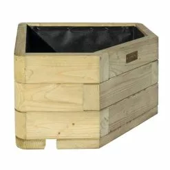 30cm Marberry Corner Hardwood Planter By Rowlinson® -Perennial Plants Sales Store PP6087 add image 3 6a8a