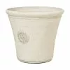 H44.5cm Smokey Cream Round Tuscan Planter - By Primrose™