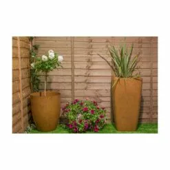 55cm Aged Rust Effect Bowl Planter - By Primrose™ -Perennial Plants Sales Store PP7879 add image 2 04f1