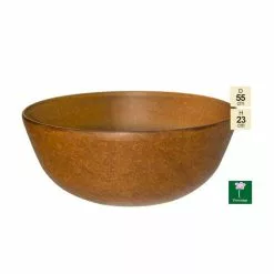 55cm Aged Rust Effect Bowl Planter - By Primrose™ -Perennial Plants Sales Store PP7879 add image 5 e463