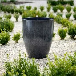 53cm Tall Round Planter In Grey -Perennial Plants Sales Store PP80GRYL PP80GRYM 3 cf9f