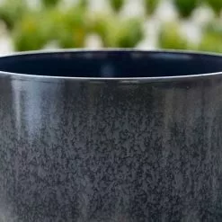 43cm Tall Round Planter In Grey -Perennial Plants Sales Store PP80GRYM 2 5a5b