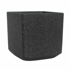35cm Cube Planter In Black