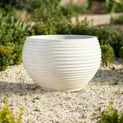 54cm Round Planter Pot In Beige -Perennial Plants Sales Store PP82BGEL 2 704e