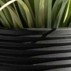 41cm Round Planter Pot In Black -Perennial Plants Sales Store PP82BLKM indoor 5 c640
