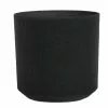 28cm Cylinder Planter In Black