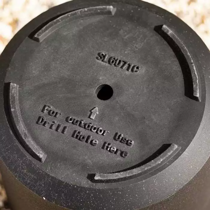 35cm Cylinder Planter In Black 9 35cm Cylinder Planter In Black - Image 7