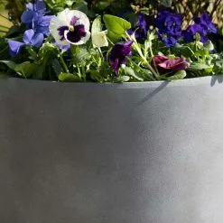 35cm Cylinder Planter In Grey -Perennial Plants Sales Store PP83GRYM PP83GRYS 1 2730