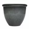 41cm Round Planter In Grey