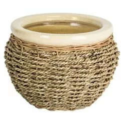 17cm Seagrass Pot Cover