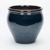 25cm Peacock Blue Glazed Jar -Perennial Plants Sales Store PR30014061 d802