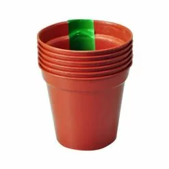 10cm (4") Pack Of 6 Plant Pots