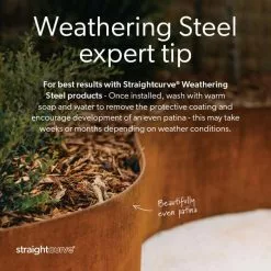 40cm Weathering Steel Square Planter Box By Straightcurve -Perennial Plants Sales Store straightcurve all 3 b6f5